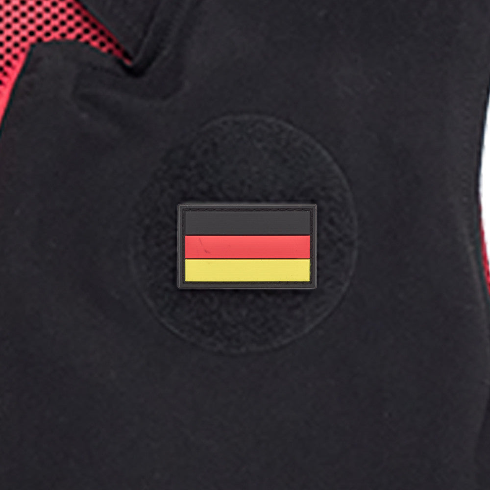 Eemann Tech - German Flag PVC Patch 3x5cm with Hook and Loop Fastener