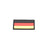 Eemann Tech - German Flag PVC Patch 3x5cm with Hook and Loop Fastener