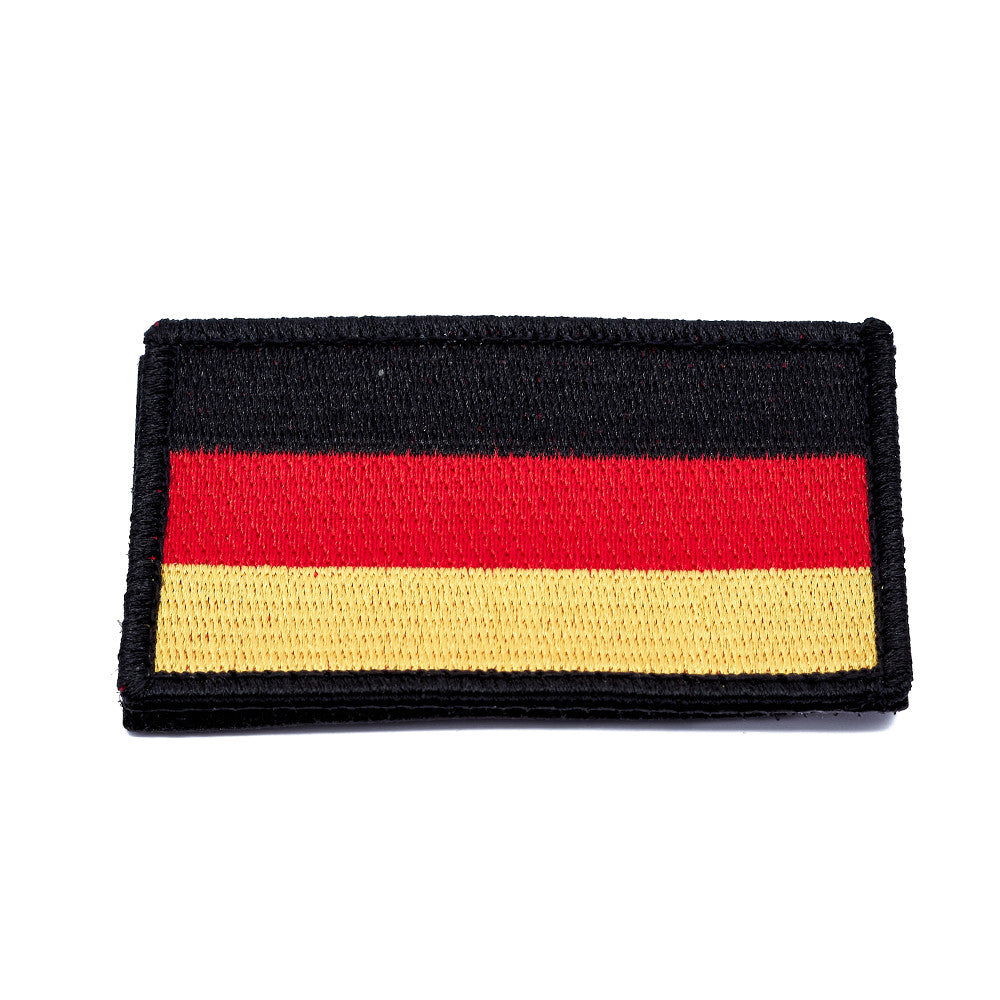Eemann Tech - Germany Flag Embroidery Patch with Fastener Hook and Loop