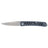 Gerber Affirm fällkniv med blått aluminiumhandtag och clip point-blad