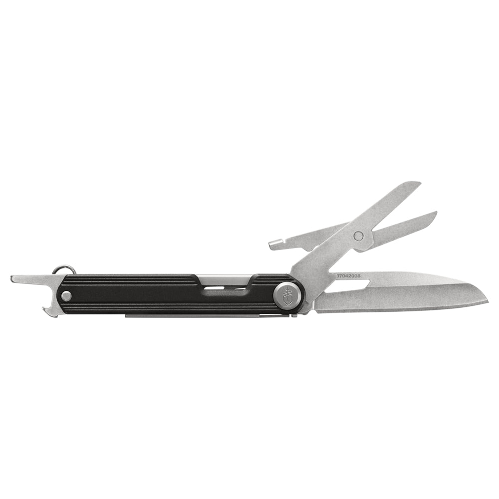Gerber Armbar Slim Cut multiverktyg i Onyx med sax, kniv och kapsylöppnare