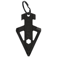 Svart Gerber Broadhead multiverktyg med nyckelringsfäste