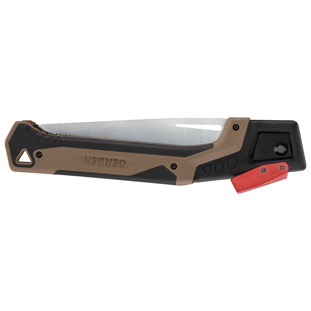 Fällbar Gerber Bushcraft-grensåg i Coyote med fodral – bild 3