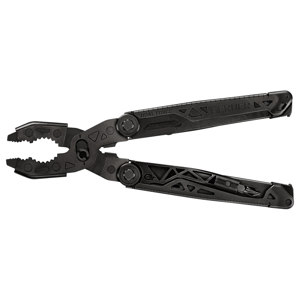 Svart Gerber Dual-Force multiverktyg