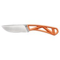 Orange Gerber Exo-Mod kniv med fast blad