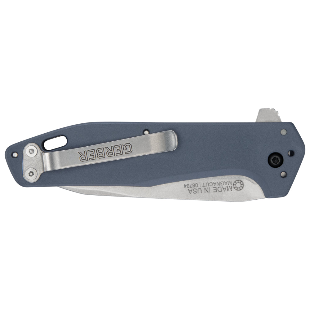 Blå Gerber Fastball fällkniv med Wharncliffe-blad – bild 4