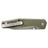 Grön Gerber Fuse fällkniv med djup clips – bild 2