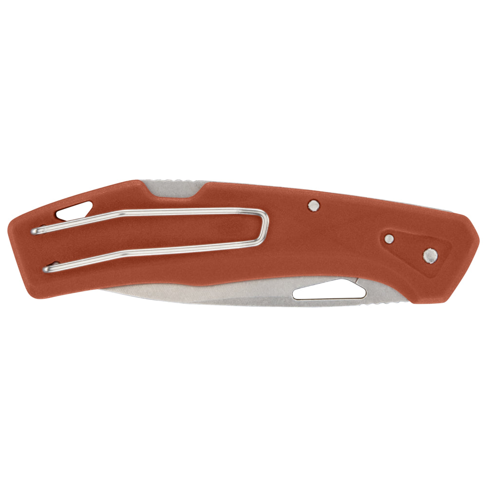Gerber LST fällkniv med orange handtag och avtagbart fickclips – bild 3