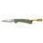 Grön Gerber LST Mini fällkniv med Wharncliffe-blad