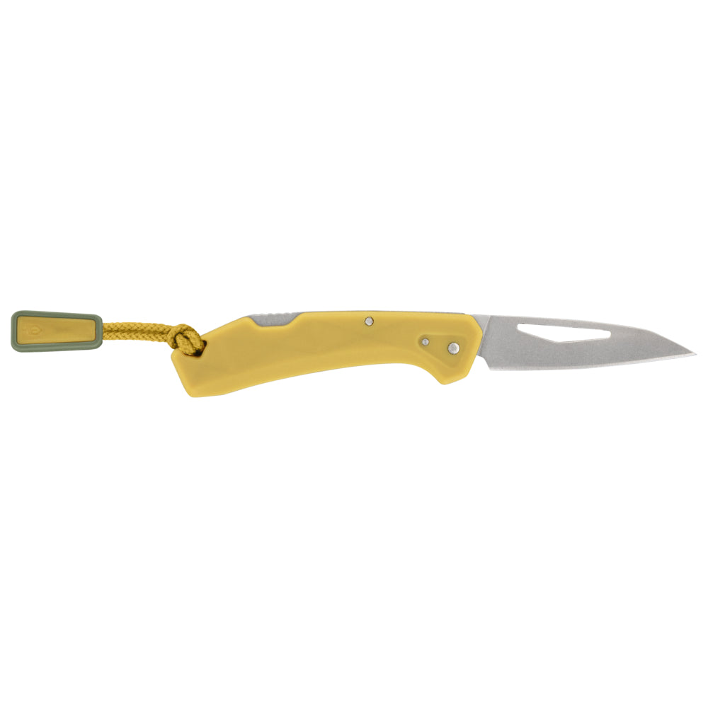 Gul Gerber LST Mini fällkniv med Wharncliffe-blad – bild 2
