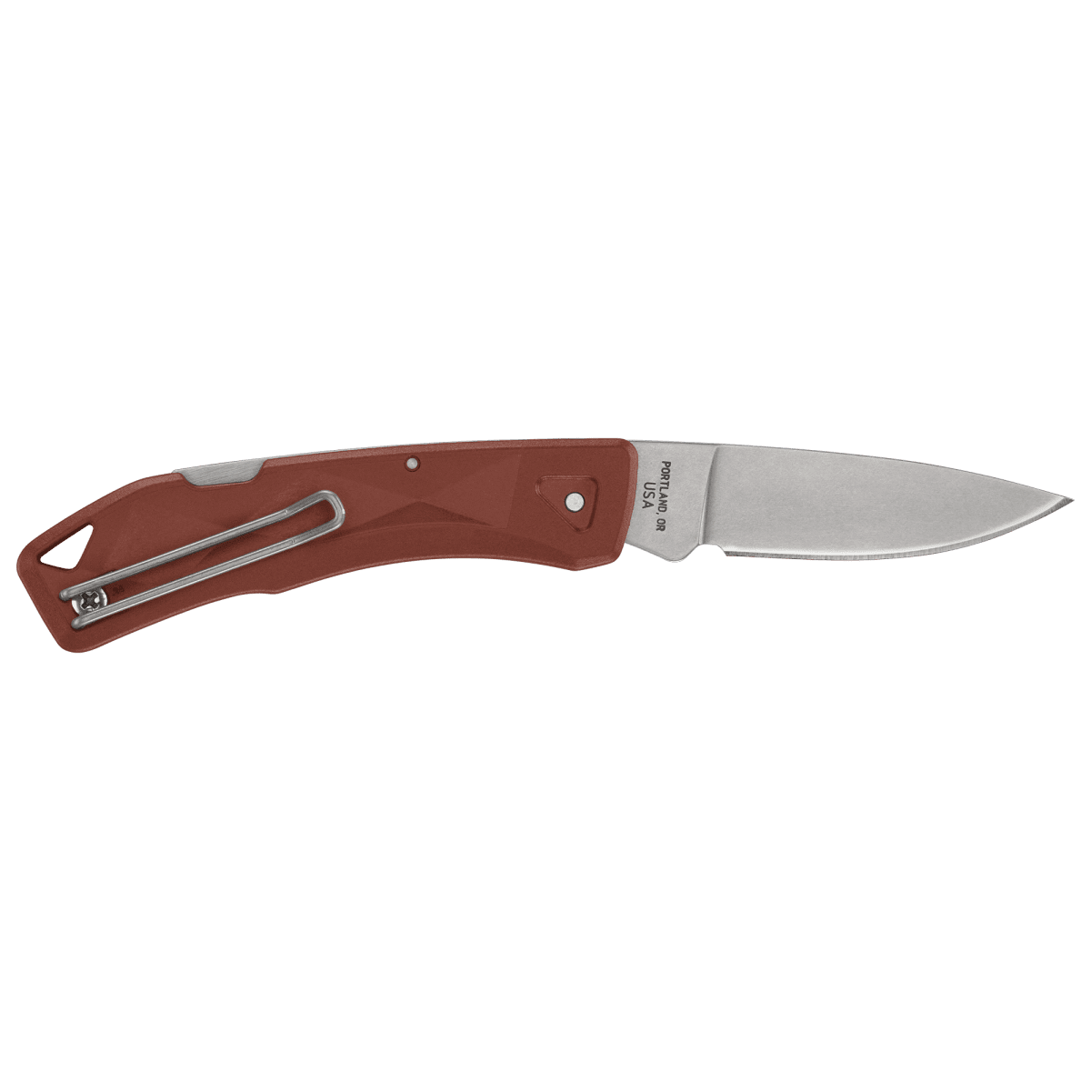 Röd Gerber LST Ultra fällkniv med clip – bild 5