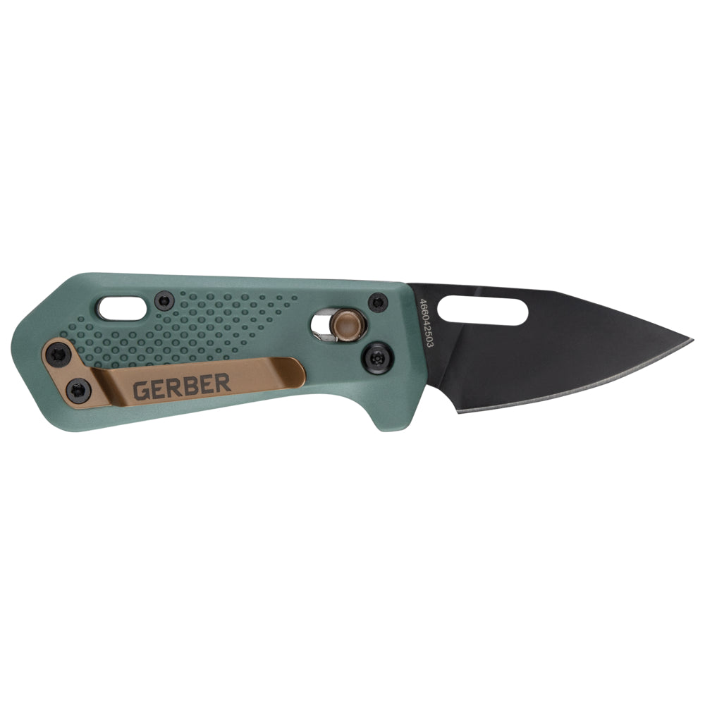 Grön Gerber Nectar fällkniv med fickclip