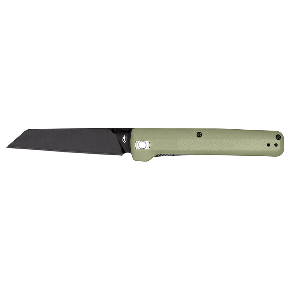 Gerber Pledge fällkniv i Lichen grön med omvänt tanto-blad