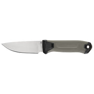 Grön Gerber StrongArm Camp kniv med fast blad och slida