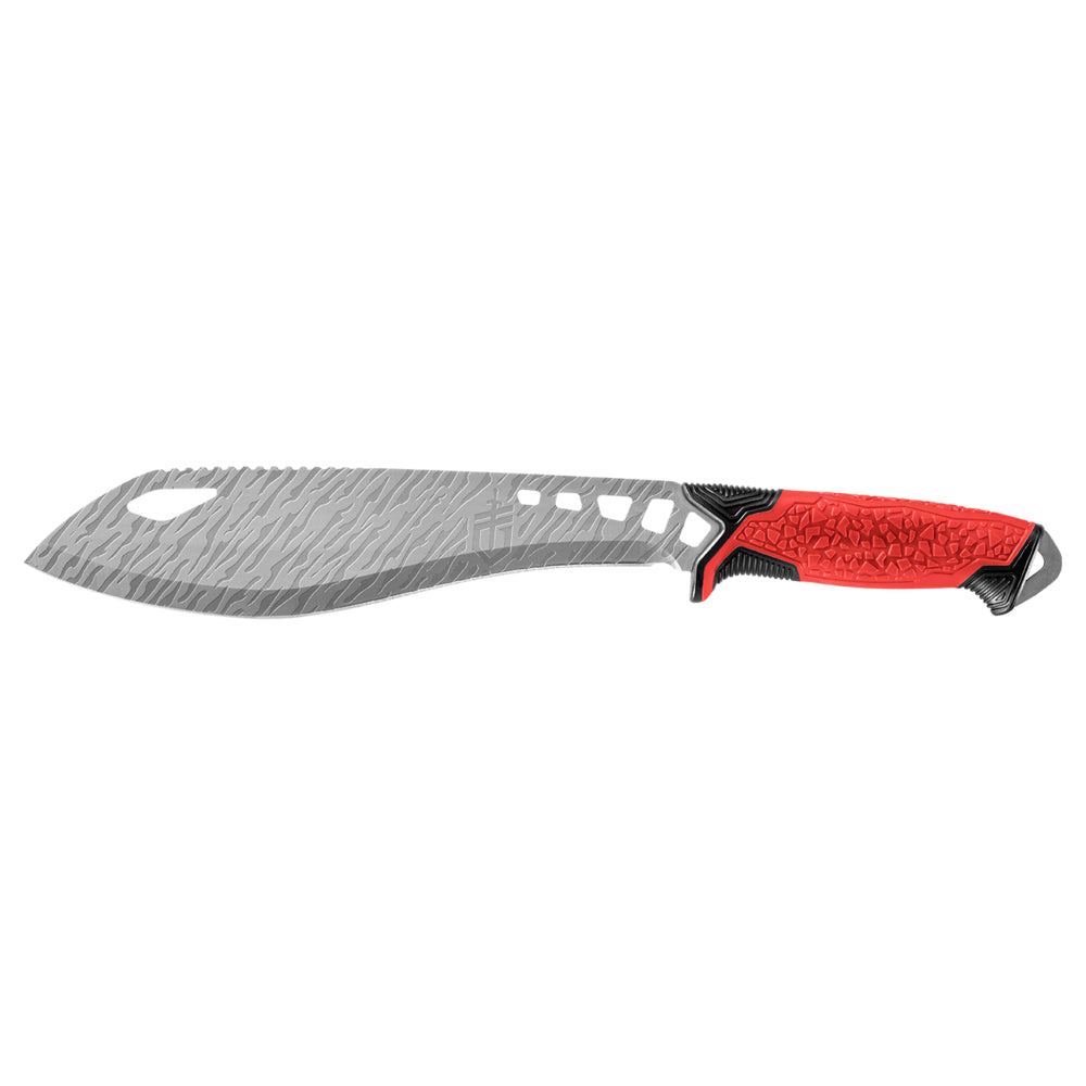 Röd Gerber Versafix Pro machete med hölster