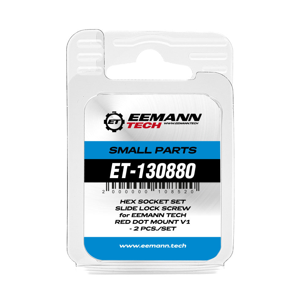 Eemann Tech - Hex Socket Set Slide Lock Screw for Eemann Tech Red Dot Mount V1 - 2 pcs./Set