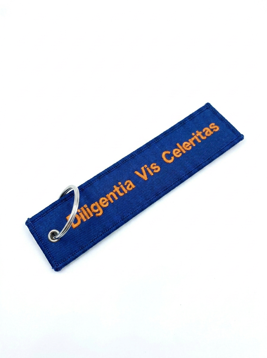 RangeMaster - Broderad Nyckelring - Diligentia vis Celeritas