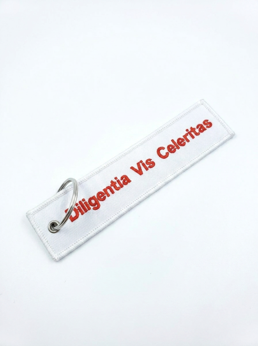 RangeMaster - Broderad Nyckelring - Diligentia vis Celeritas