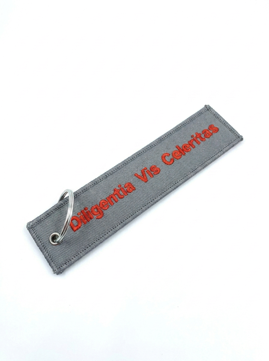 RangeMaster - Broderad Nyckelring - Diligentia vis Celeritas