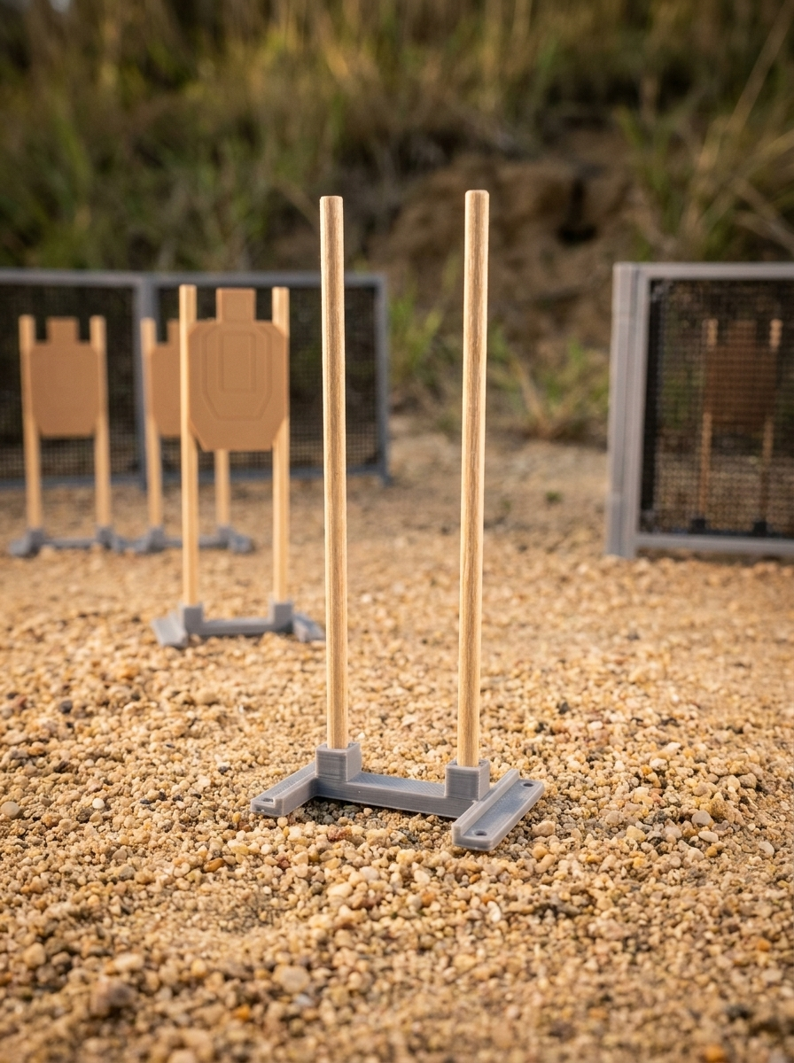RangeMaster Stage Builder - 2 Target wooden legs