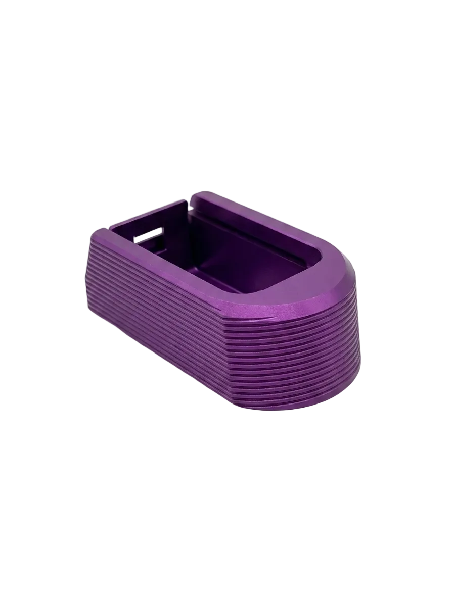 Armanov - Magazine Base Pad +2 Rnd for Shadow2, SP01, CZ 75 – MAXXXGRIP - Lila