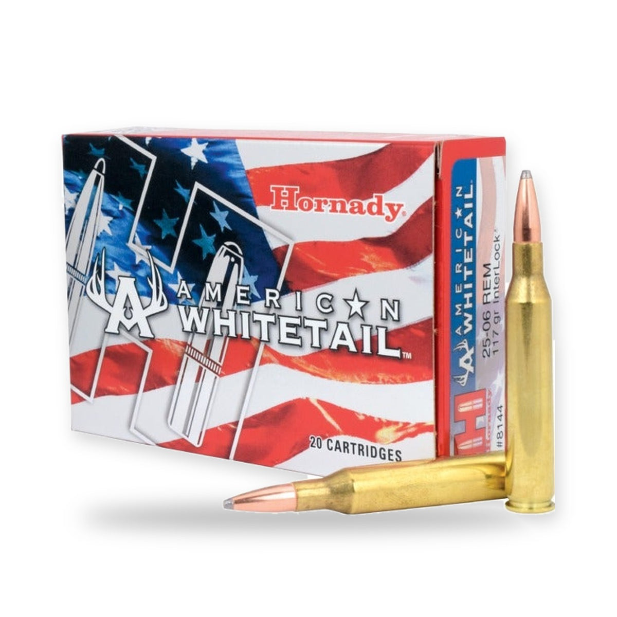 Hornady - 25-06 Rem - American Whitetail - 117 gr - InterLock - 20/Box