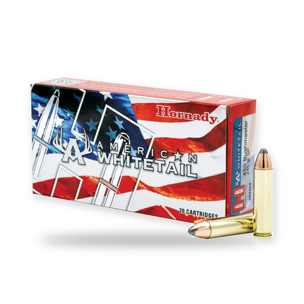 Hornady - American W. Ammunition 450 Bushmaster 245 gr Interlock® 20/Box