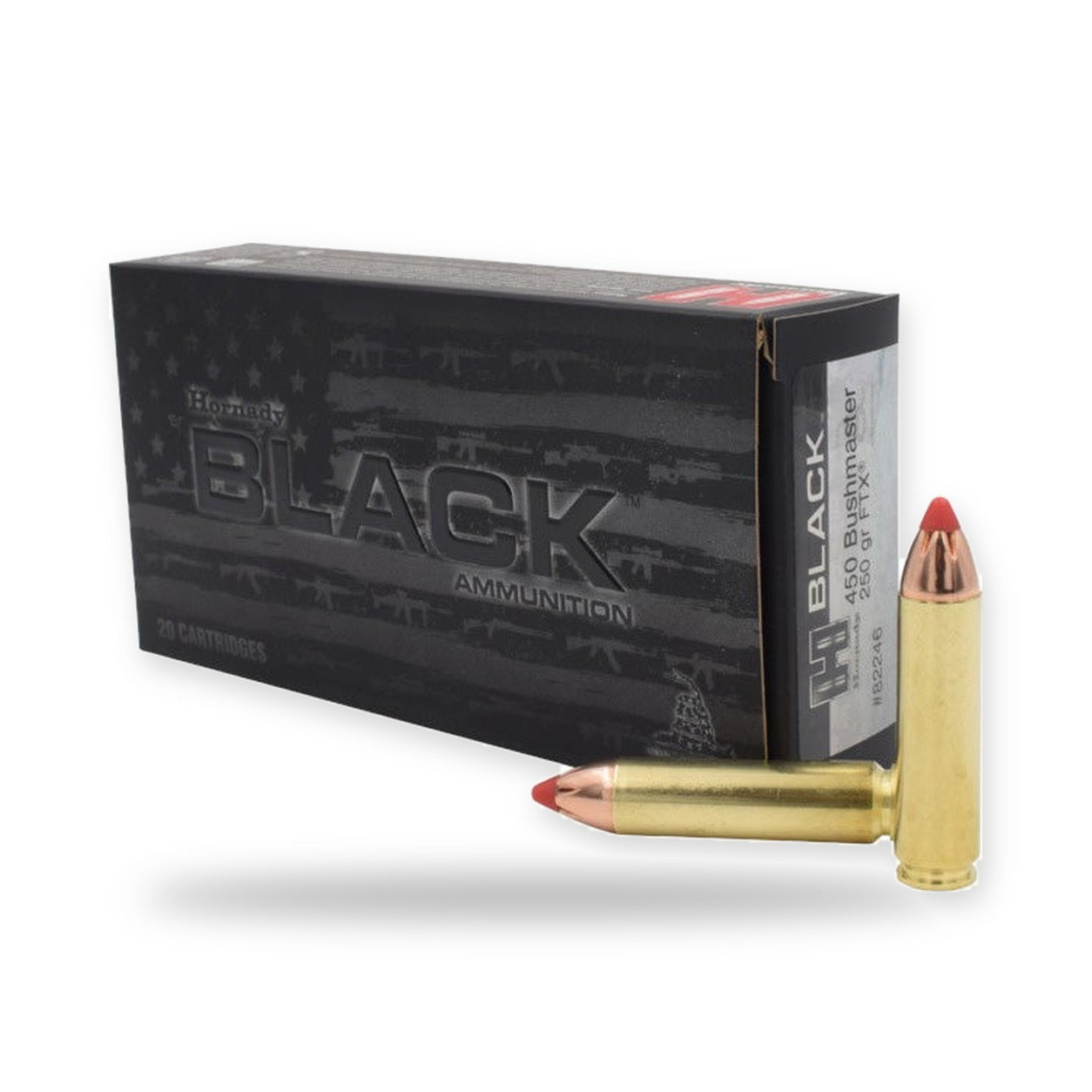 Hornady - 450 Bushmaster - Black - 250 gr - FTX - 20/Box