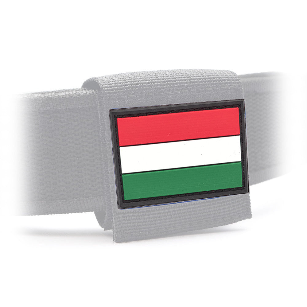 Eemann Tech - Hungarian Flag PVC Patch 3x5cm with Hook and Loop Fastener