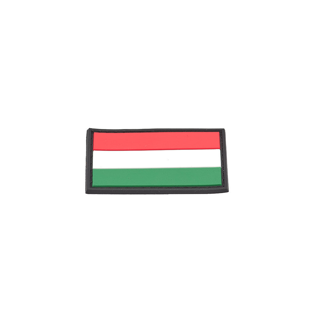 Eemann Tech - Hungarian Flag PVC Patch 3x5cm with Hook and Loop Fastener