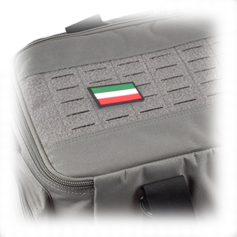 Eemann Tech - Hungarian Flag PVC Patch 3x5cm with Hook and Loop Fastener