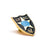 Eemann Tech - IPSC Shield Lapel Pin 2,5cm