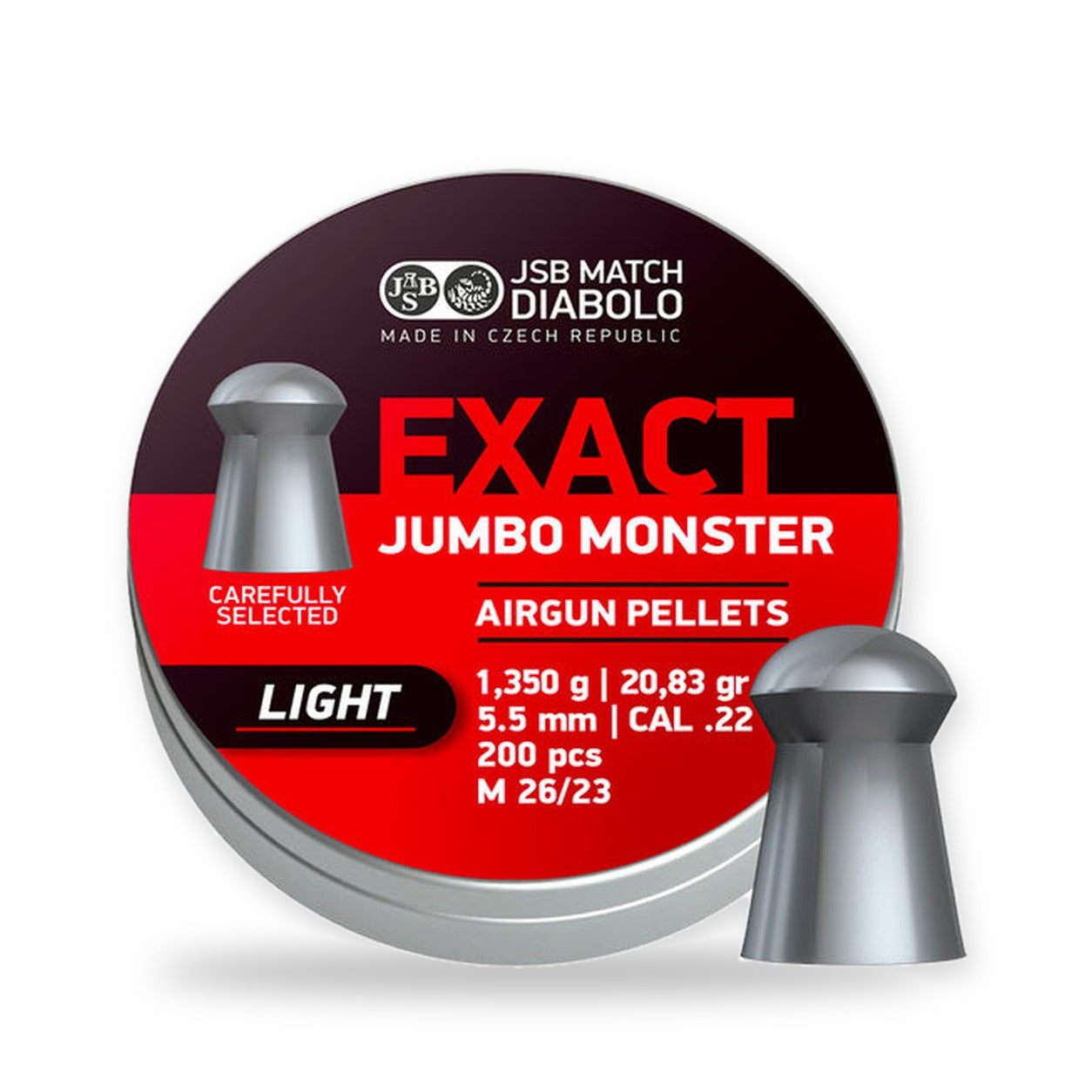 JSB - Exact Jumbo Monster Light - 5,52mm - 1,350g - 200st