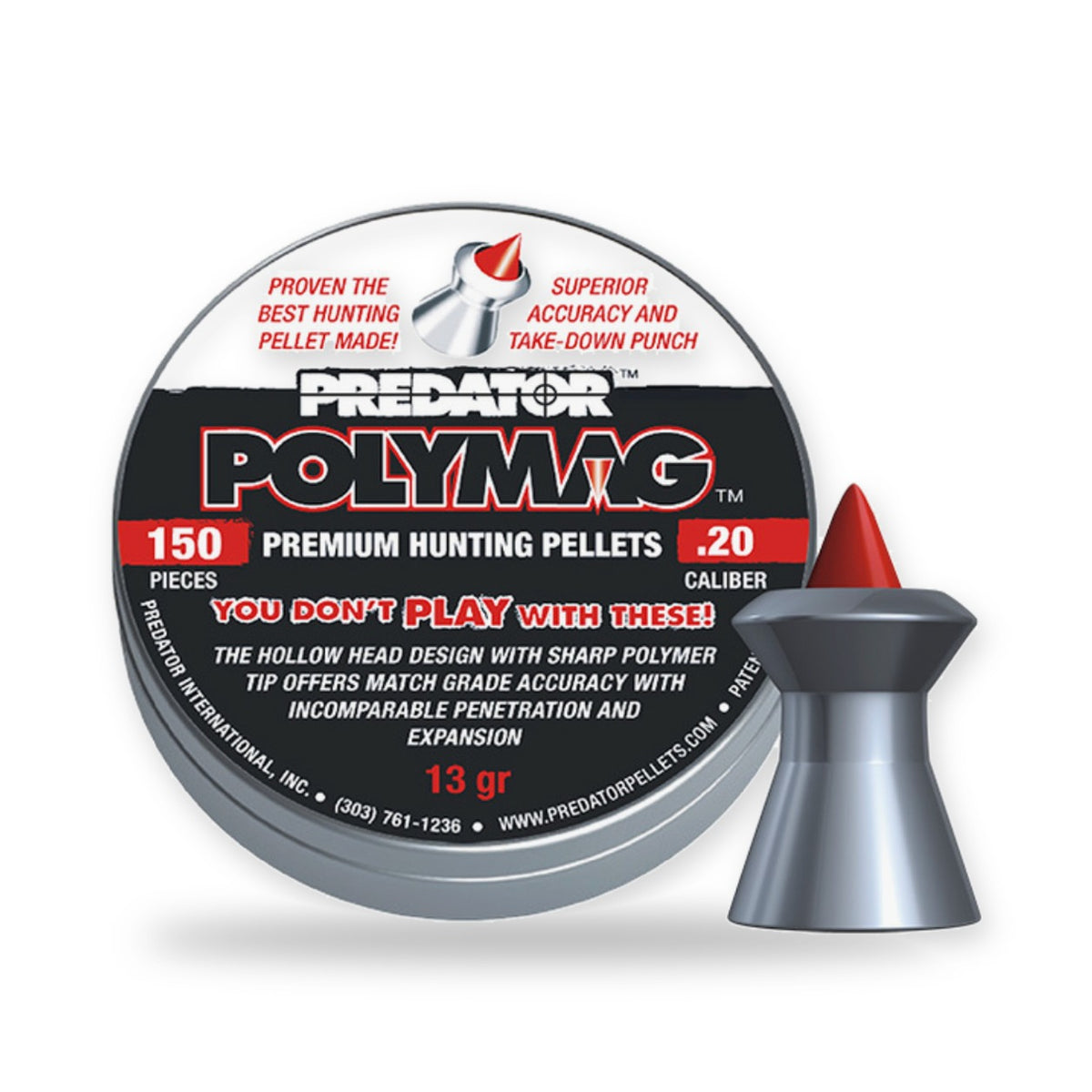 JSB - Predator Polymag - 5,10mm - 0,900g - 150 st
