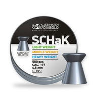 JSB - Schak - 4,50mm - 0,520g - Yellow - 500st