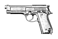 Magasin Triple K, för Beretta 92, 9 mm, 15 skott