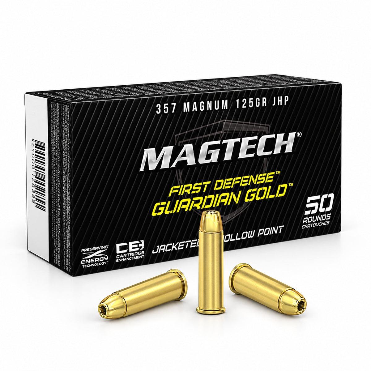 Magtech - .357 Magnum - 125 grs - JHP Guardian Gold - 50 st/ask