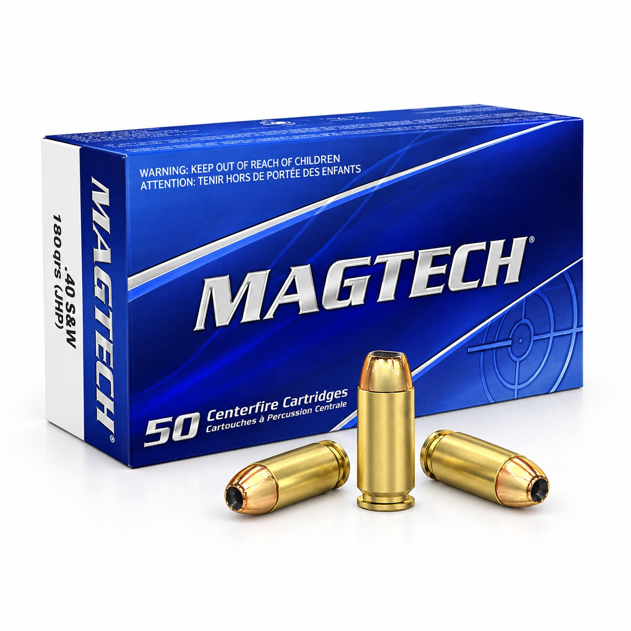 Magtech - .40 S&W - 180 grs - JHP - 50 st/ask