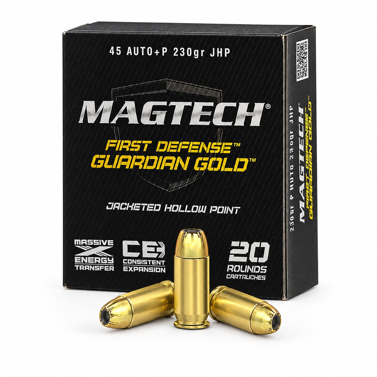 Magtech - .45 ACP - 230 grs - JHP +P Guardian Gold - 20 st/ask