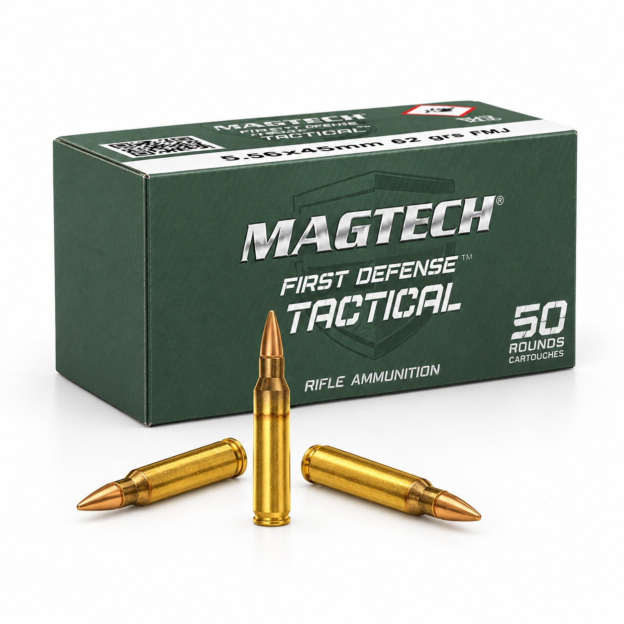Magtech - 5.56×45 mm - 62 grs - FMJ - 50 st/ask