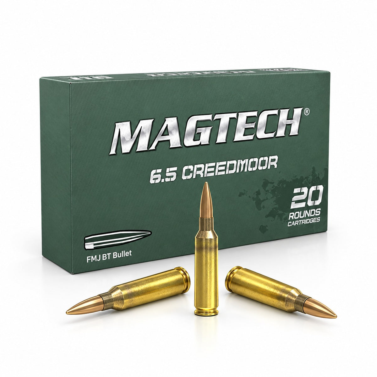 Magtech - 6.5 Creedmoor - 140 grs - FMJ BT - 20 st/ask