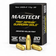 Magtech - 9 mm Luger - 115 grs - JHP +P Guardian Gold - 20 st/ask