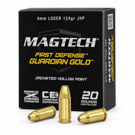 Magtech - 9 mm Luger - 124 grs - JHP Guardian Gold - 20 st/ask