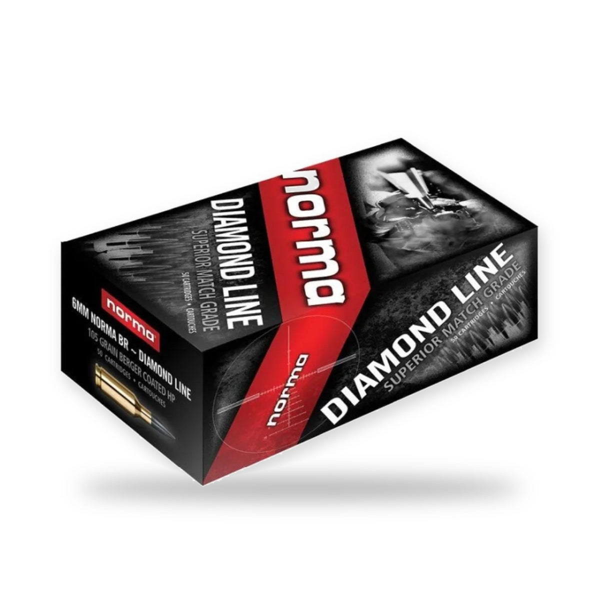 Norma - 6mm BR - Match Diamond Line - 6.8g/105 gr - 50/ask