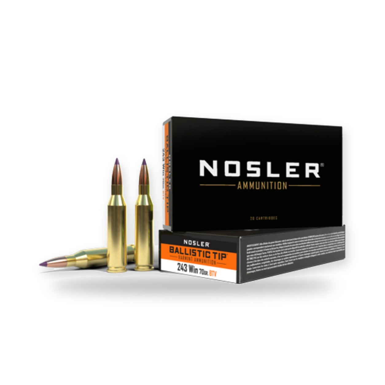 Nosler - Ballistic Tip Varmint - 243 Win - 70gr - BT SP - 20/ask