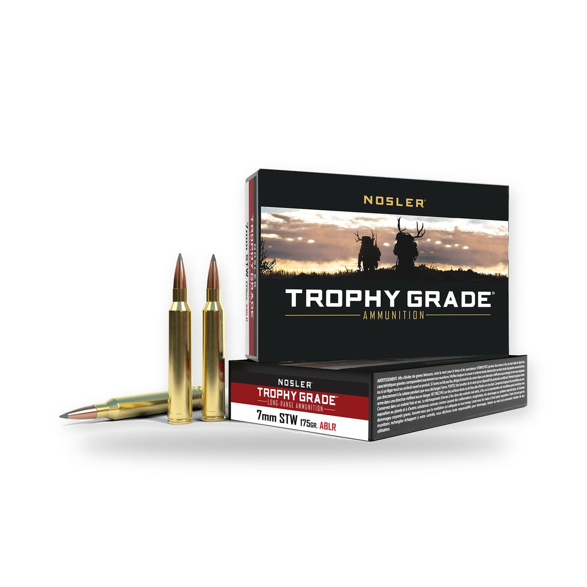 Nosler - Trophy Grade Ammunition - 7mm STW - 175gr - ABLR - 20/ask