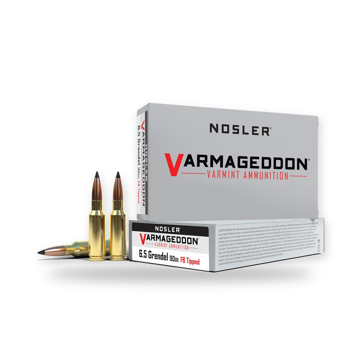 Nosler - Varmageddon Ammunition - 6.5 Grendel - 90gr - FBT - 20/ask