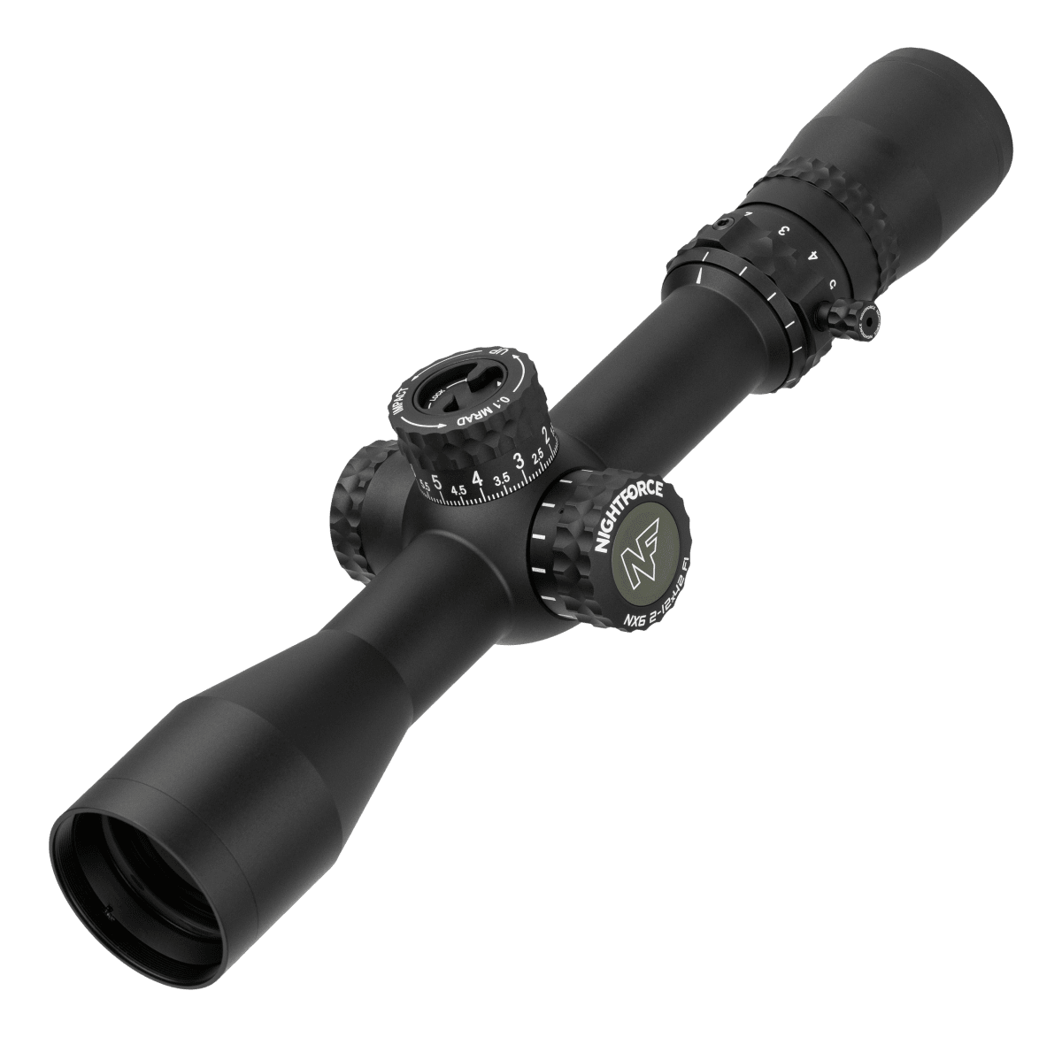 Nightforce Kikarsikte NX6 2-12x42 F1 0,1 MRAD FC-MRx belyst – bild 2