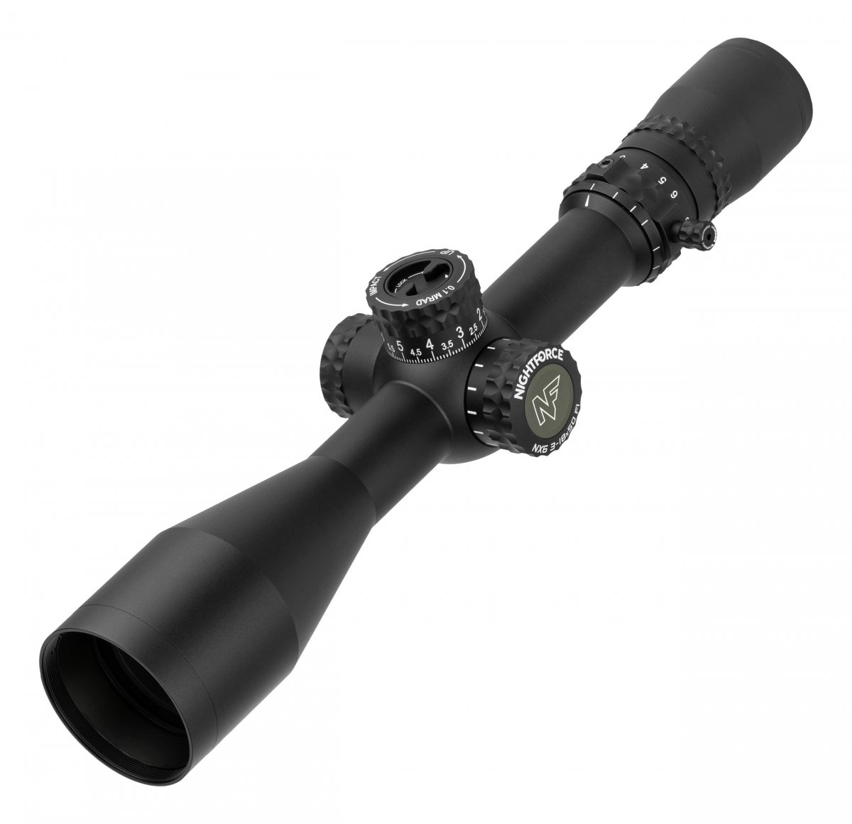 Nightforce Kikarsikte NX6 3-18x50 F1 0,1 MRAD Mil-XT belyst – bild 2