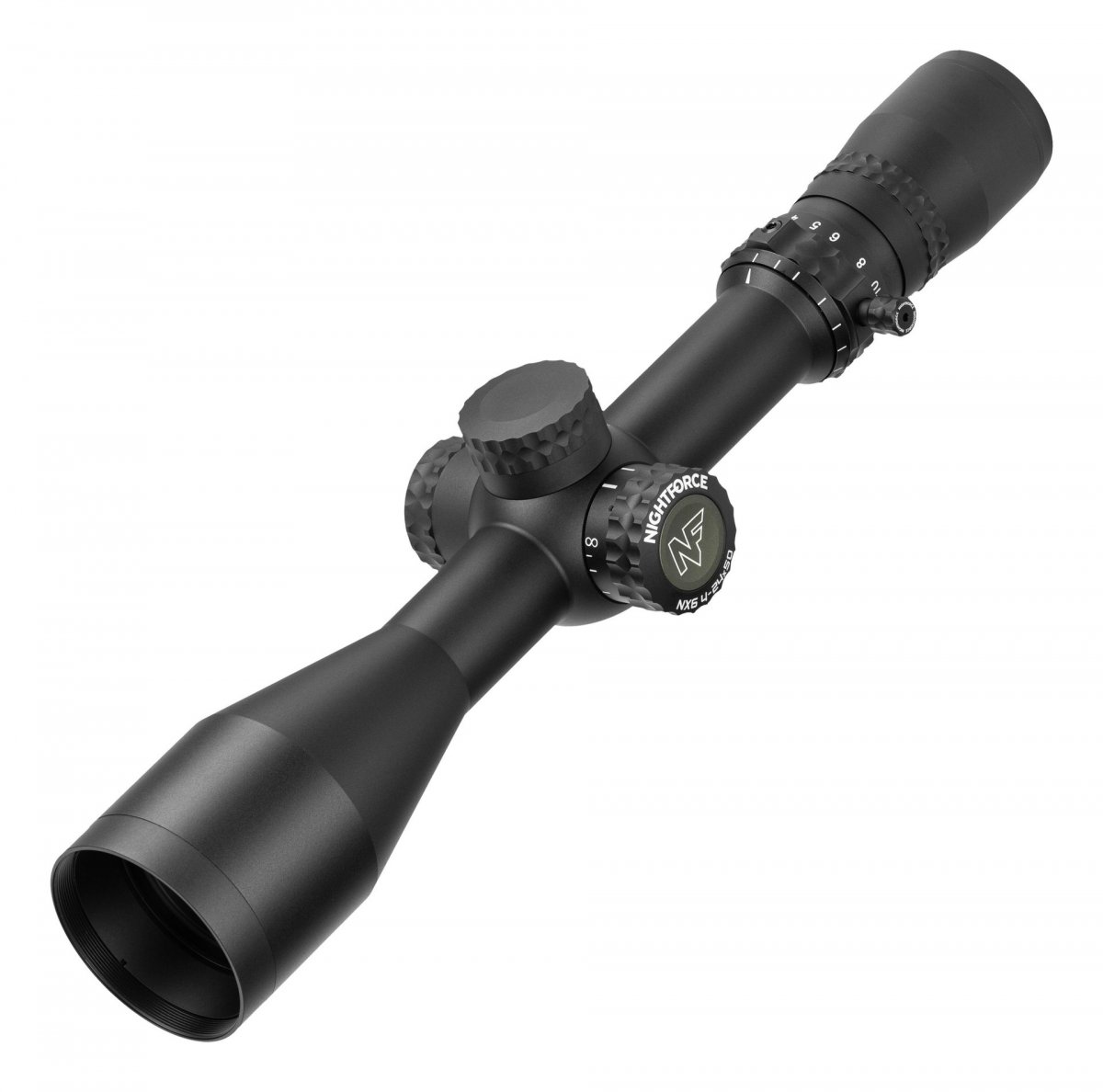Nightforce Kikarsikte NX6 4-24x50 F2 1/4 MOA 4A-i belyst, täckta torn – bild 2